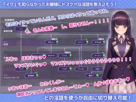 【dobuworks】によるエロ漫画同人誌作品【洗脳アプリで清楚なお嬢様をドスケベ調教するシミュレーション(d_453930)】のサンプル_07