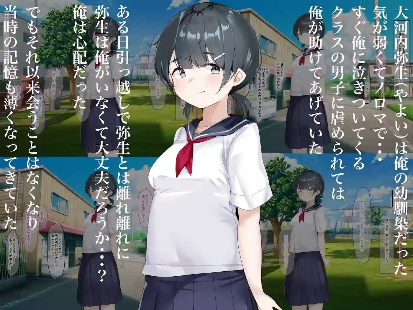 【なのはなジャム】によるエロ漫画同人誌作品【地味っ子だった幼馴染、金髪ギャルになる〜10年ぶりの再会はヤリすぎ傷心旅行...（d_725136）】のサンプル_01