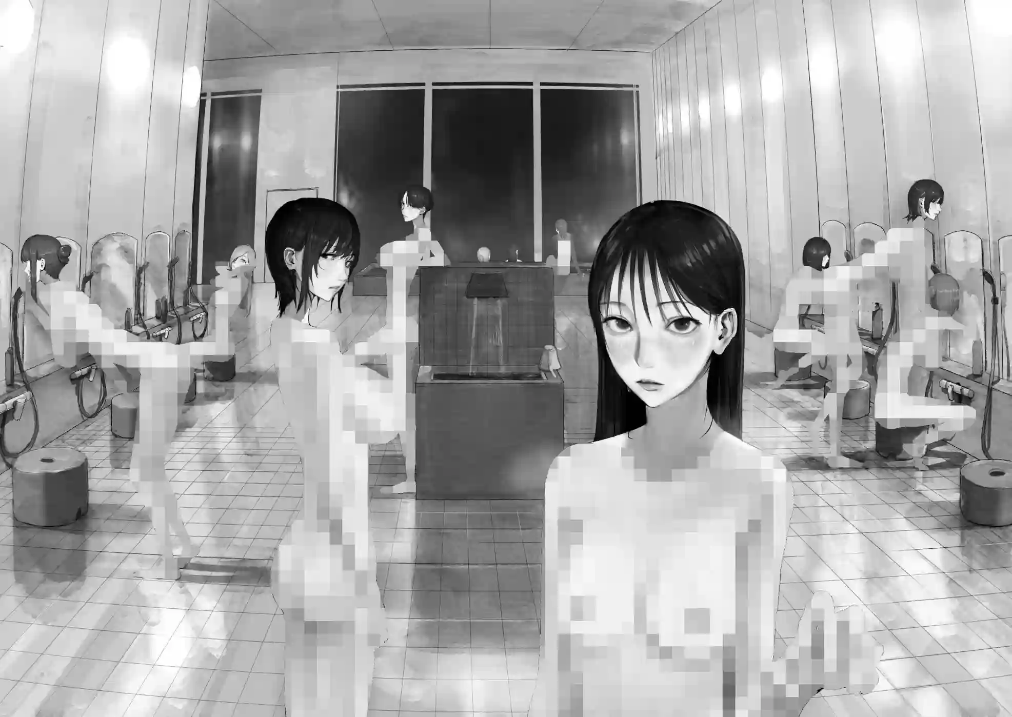 【梁池】によるエロ漫画同人誌作品【チー牛陰キャが妹に連れられ修学旅行JKしかいない大浴場で現役JKとゴムなし...（d_749352）】のサンプル_04
