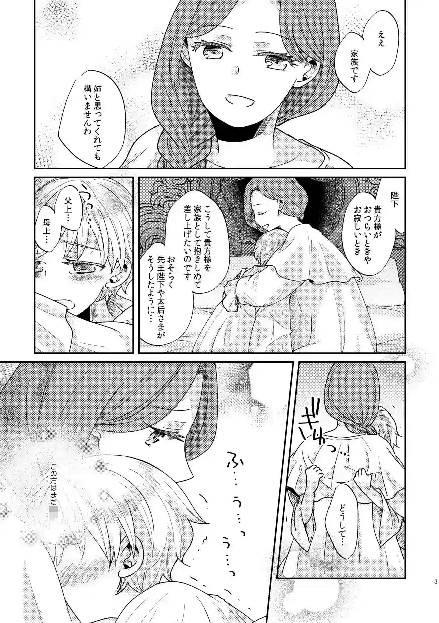 【グズノロ。】によるエロ漫画同人誌作品【少年王と年上王妃（d_168132）】のサンプル_03