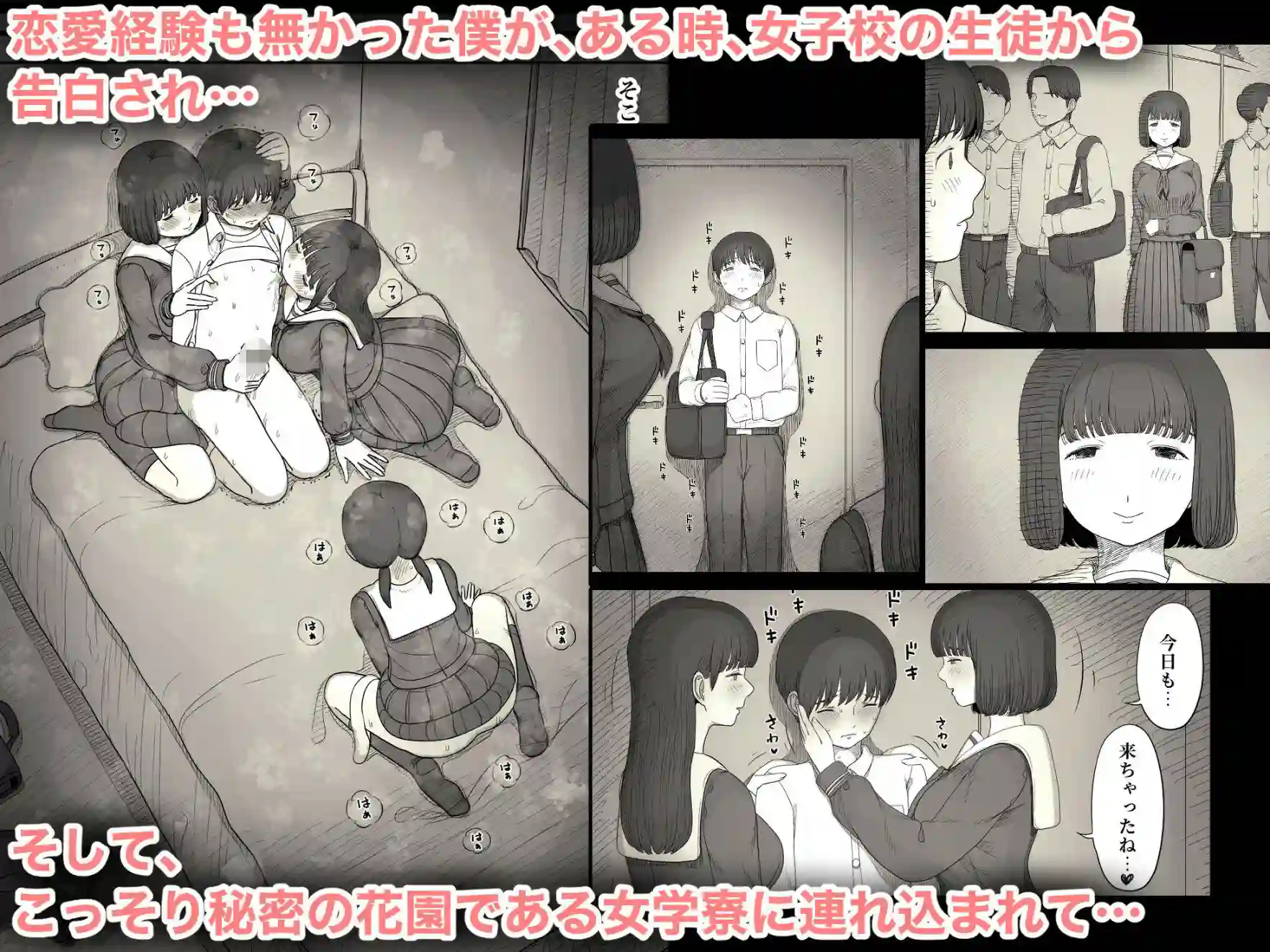 【ひまわりのたね】によるエロ漫画同人誌作品【女学寮に誘われて2（d_601444）】のサンプル_01